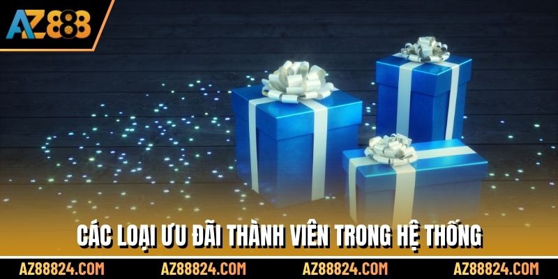 Các loại ưu đãi thành viên trong hệ thống