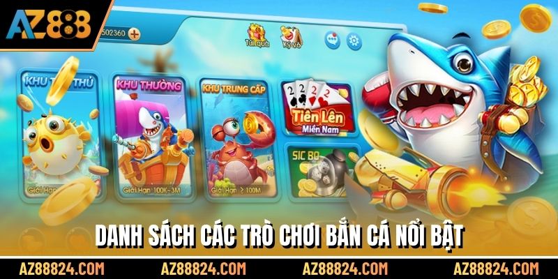 Một số trò bắn cá hấp dẫn