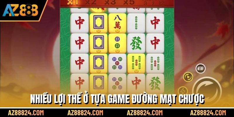 Nhiều lợi thế ở tựa game Đường Mạt Chược