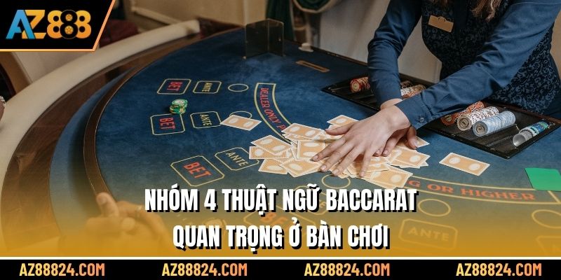 Nhóm 4 thuật ngữ Baccarat quan trọng ở bàn chơi